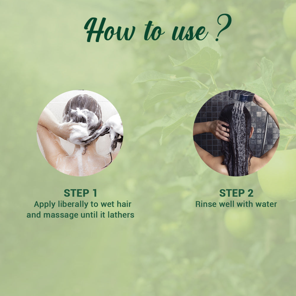 Biotique Green Apple Shine & Gloss Shampoo And Conditioner 500ml For Healthy Soft Smooth Hair With Botanical Extracts
