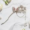 Butterfly Hairpin For Women Alloy Tassel Hairpins Vintage Floral Hair Accessories For Wedding Festivals Hairpins