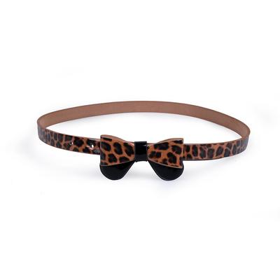 Match Clothing Belt Promotion for Women's Belt Leopard Print Bow Student Belt Jeans