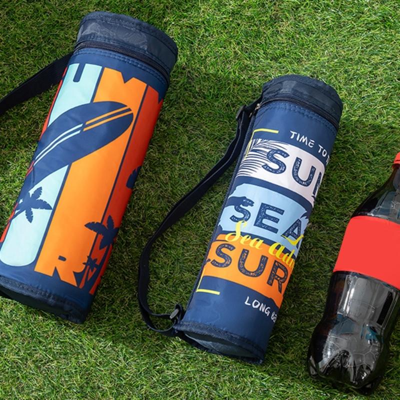 Cup Cover Large 1.5L/2L Insulated Water Bottle Cover With Adjustable Strap For Outdoor Hiking And Camping Bottle Bag