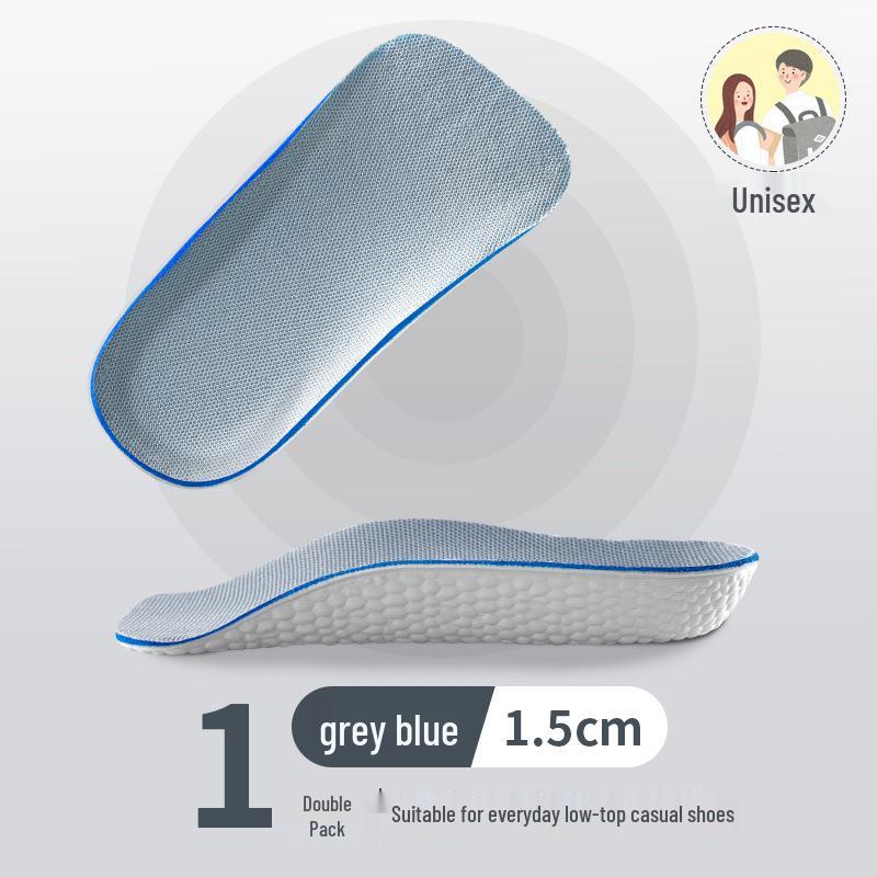 Unisex Arch Support Heightening Insoles: Soft, Breathable, Shock-Absorbing Pads for All-Day Comfort