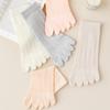 5 Finger Boat Sox Women Toe Socks Fashion Breathable Summer Ladies Girl Ultrathin Invisible Cotton Five-Finger Sock