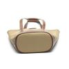 HUNTING WORLD Mini Tote Handbag Canvas Khaki X Brown Unisex 4620969 Used