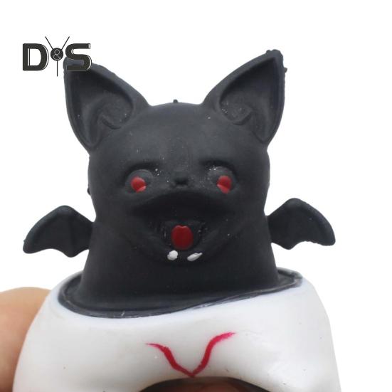 1/4/8/16 ks Lebka Squishy Hračka Halloween Pružný Kostra Netopier Fidget Hračky Stláčacie Senzorické Duch Hračky na Halloweensku Párty Úrad Úľava od Stresu