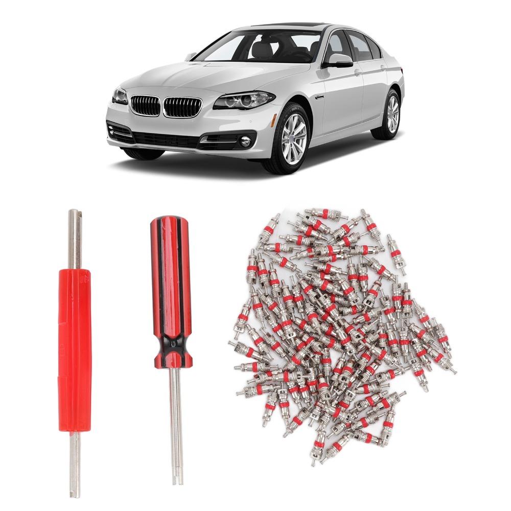 102PCS Dual-End Valve Core Remover Tire Repair Tool Valve Stem Tool  Valve Core Replacement