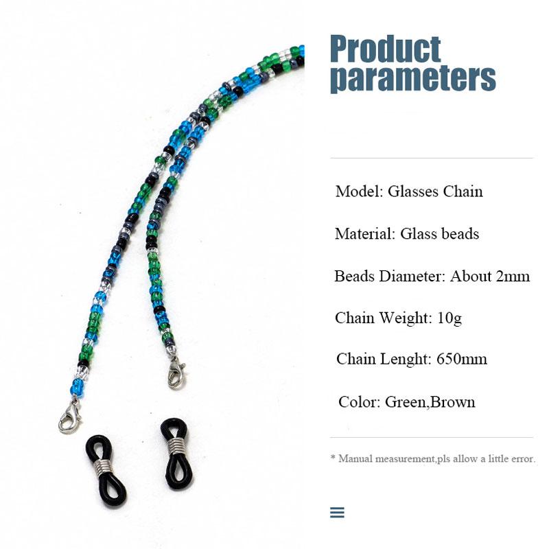 Lanț pentru ochelari de modă pentru ochelari de lectură șnur pentru ochelari de soare curea de lanț pentru ochelari