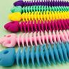 Silicone Silicone Fish Bone Stretch Fish Bone Squeeze Ghost Fish Bone Fidget Toys  Office Workers
