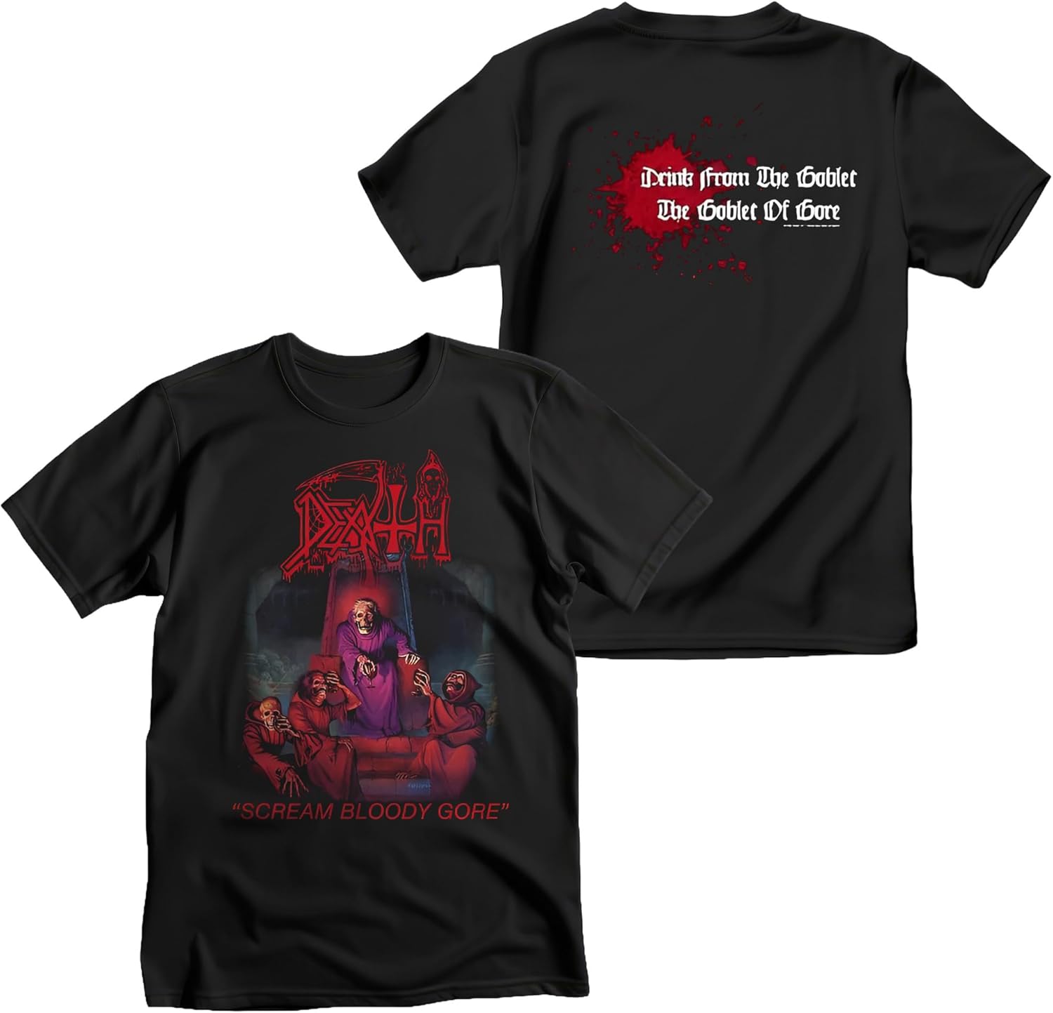 Death Scream Bloody Gore T-Shirt Black | Officially Licensed Merchandise S разноцветный