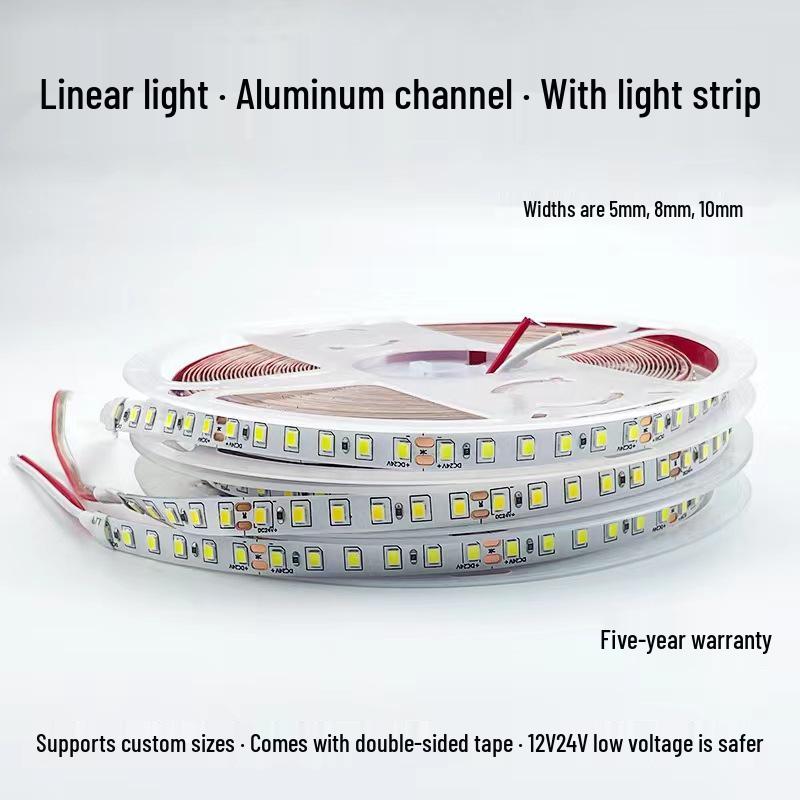 Self-Adhesive LED Strip Light, 12V/24V, Decorative Linear Counter Lighting