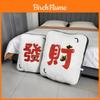 Mahjong-förmiges Plüschkissen, Cartoon-Motiv, Heimdeko-Geschenk für festliche Anlässe