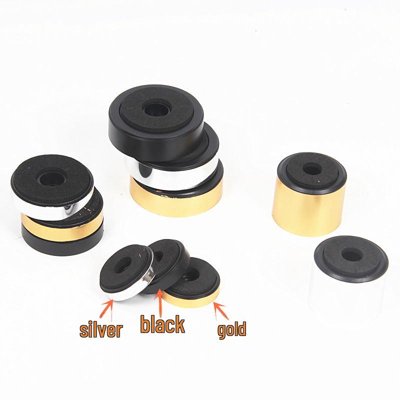 Audio Equipment Anti-Vibration Feet: Speaker, Amplifier, CD/DVD Player, Furniture Pads with Plastic and Foam Base.