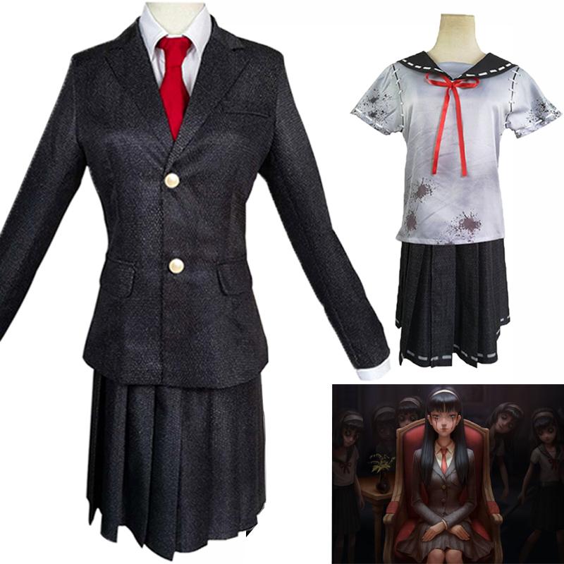 V Kawakami Identity Tomie Cosplay Costume School Jk Uniform Full Set Suit Outfit