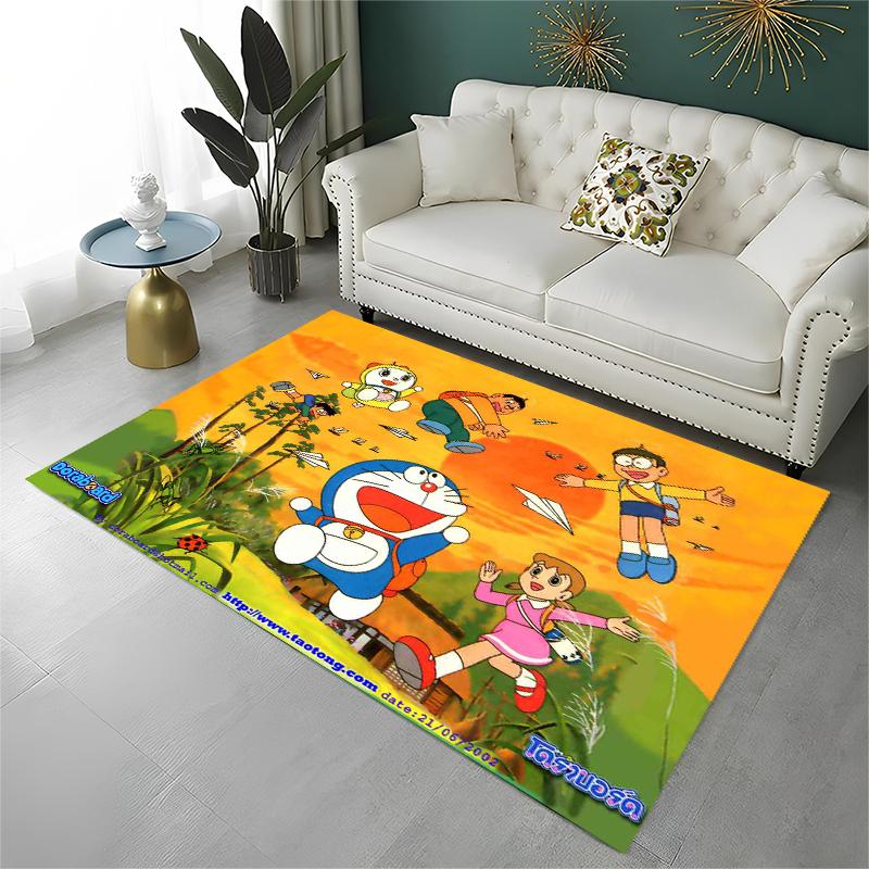 Cartoon D-Doraemon Dream Anime Carpet Rug for Playroom Bedroom Living Room Sofa Home Decor,kid Area Rug Non-slip Floor Mat