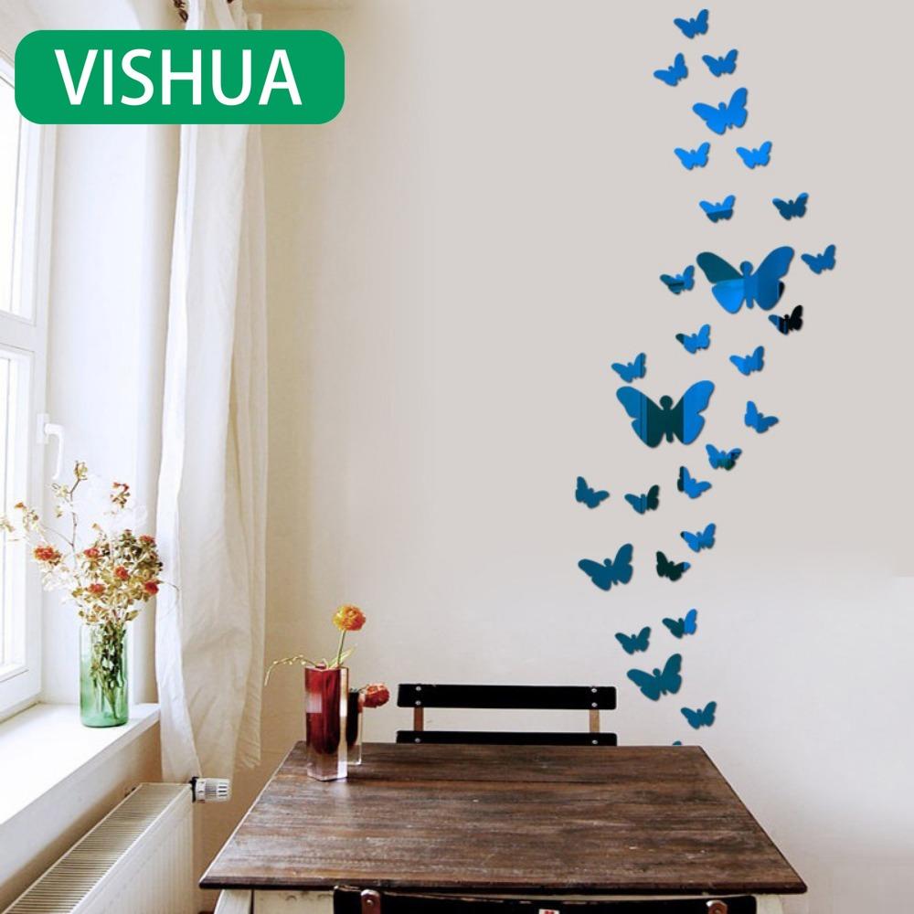 Mirror Decor In The Form of Butterflies