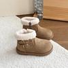 Girls' Plus Velvet Winter Snow Boots