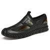 Beach Shoes Men's 2025 Summer New Soft-soled Breathable Casual One-pedal Anti-kick Bag Head Men's Sandals Hole Shoes
