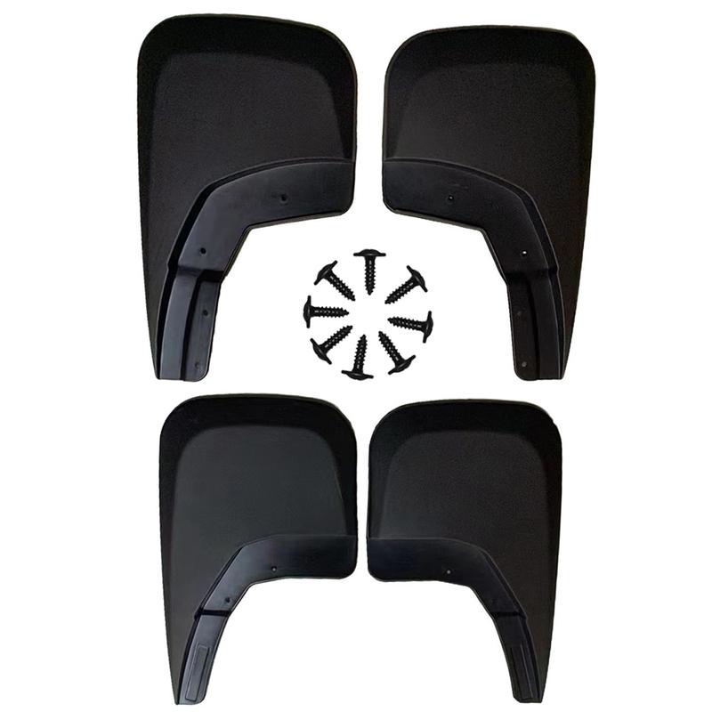 Car Mud Flaps PP Black Car Mud Flaps Suitable for Chevrolet Silverado 2014-2018