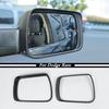 For - Dodge Ram 1500 Carbon Fiber Side Mirror Rain Eyebrow Cover Trim 2P
