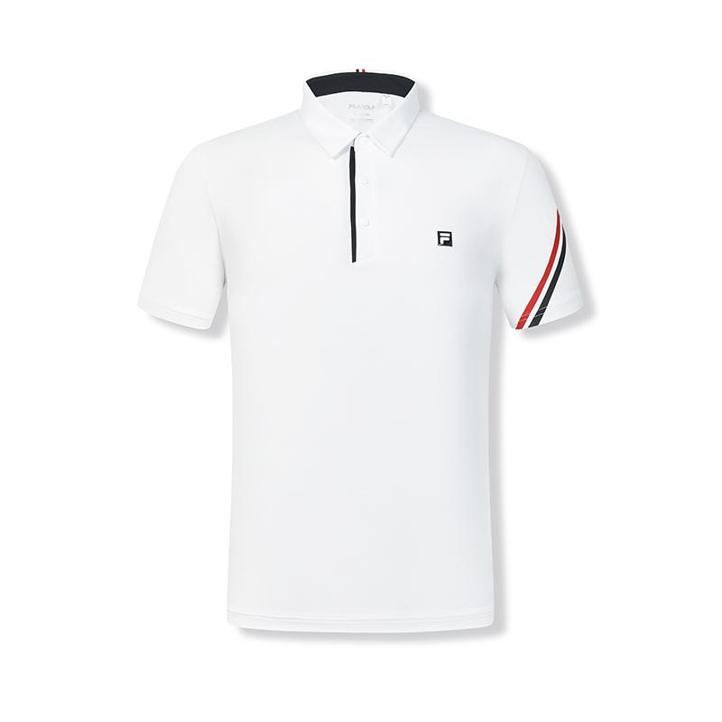 New FILA Polo Shirt Men's Jade White A61M425106FWT