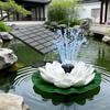 Elegant Sun Energy Flower Water Display For Backyard Improve Constructed From PET Layer And Single Crystal Silicon