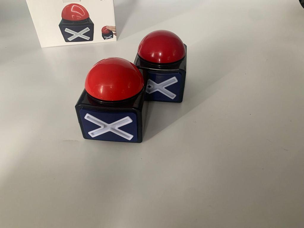 Dual-pack Talent Show Buzzer Game with Pressure Vent and Squeeze Sound.
