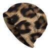 Bonnet Hats Leopard Print Men Women's Thin Hat Cheetah Skin Pattern Bold Wild Animal  Retro Cap Hip Hop Skullies Beanies Caps