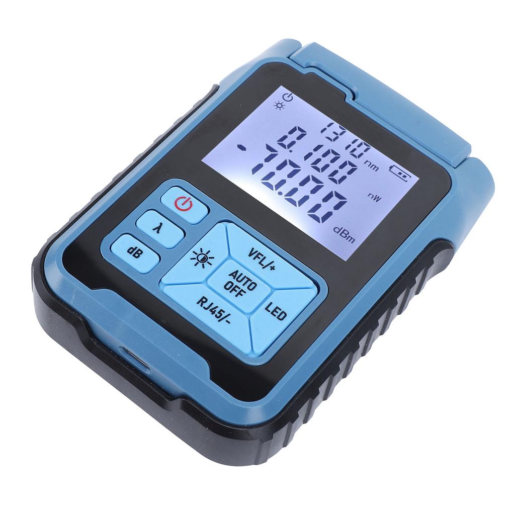Fiber Optic Meter Mini Portable Light Power Cable Tester High Accuracy Multi Functional