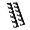 2pcs Fishing Pole Holders for Garage Wall Mounted Fishing Rod Racks Storage   Hold 5 Rods Black,Fishing Pole Storage Rack, Organiser with  