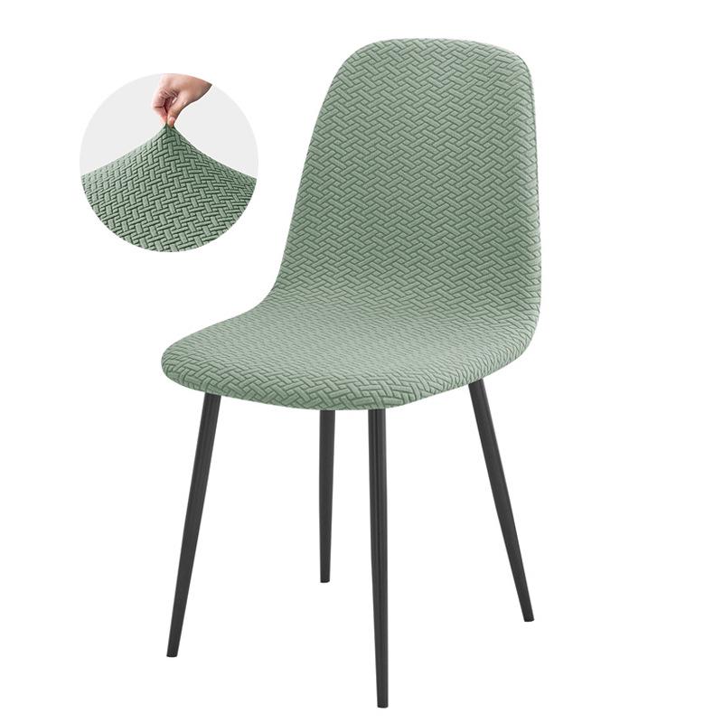 Jacquard Stuhlbezug für Zuhause, Hotel und Restaurant Esszimmer Eames Shell Staubschutzabdeckung