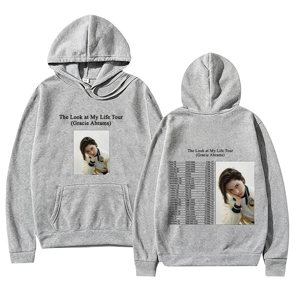 The Look At My Life Tour Gracie Abrams Hoodies Herren Damen Ästhetische Retro Sweatshirts Unisex Neu High Street Übergroße Pullover