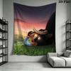 Ferdinand Wall Tapestry Aesthetic Wall Hanging Printed Fabric Blanket Decorative Tapestries for Bedroom Living Room Home Decor