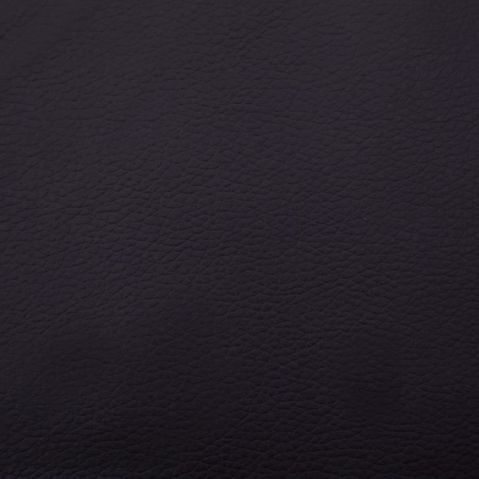 VidaXL Chaise longue de massage avec oreiller Noir Similicuir