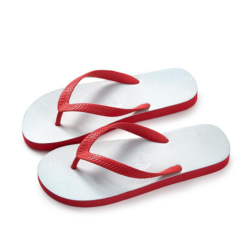 Flip-flops for Men and Women Summer Non-slip Rubber Personalized Pinch Foot Wear-resistant Indoor and Outdoor Wear Beach Slippers Men