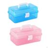 Plastic Portable Handled Storage Box, Multipurpose Organizer and Case for Cosmetic,