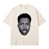 Rapper Frank Hip Hop Vintage Head Graphic Tshirt Men Ocean Fashion Cool T-shirt Blond Oversized T Shirts Men's Tops Short Sleeve