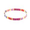 Beads Tila Beads Bracelet Geometric Type Stackable Bracelet Fashion Elastic Bracelet Women