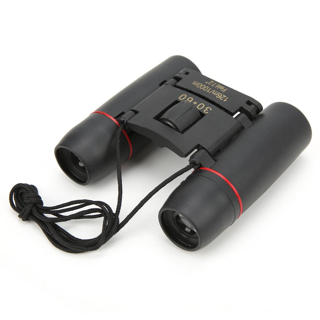 Portable Mini 30x60 Zoom Folding Binoculars Telescope 126m1000m Binocular for Adults Kids