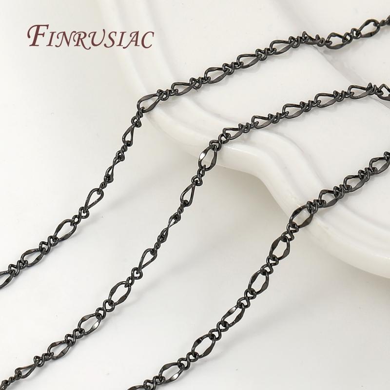 Black Color Decorative Needlework Chain,Metal Chains For Jewelry Making DIY Necklaces Bracelets Accessories,Chain Fittings