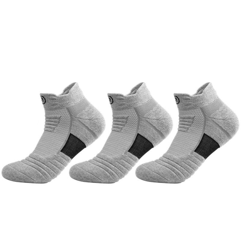 3 Pairs Sports Socks For Man High Quality Comfortable Breathable Basketball Short Socks Casual Fashion Low-cut Ankle Socks