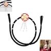 Elegant Hanbok Headwear Charm Hairpiece Headdress Korean Traditional Headband  for Classical Dance