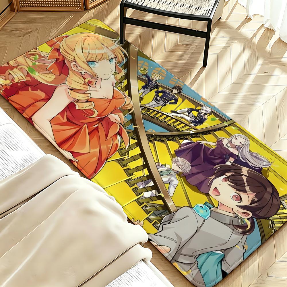 Anime H-HameFura Floor Mat Soft Flannel Floor Mat  Suitable for Entryways, Living Rooms, Bedrooms, and Bathrooms