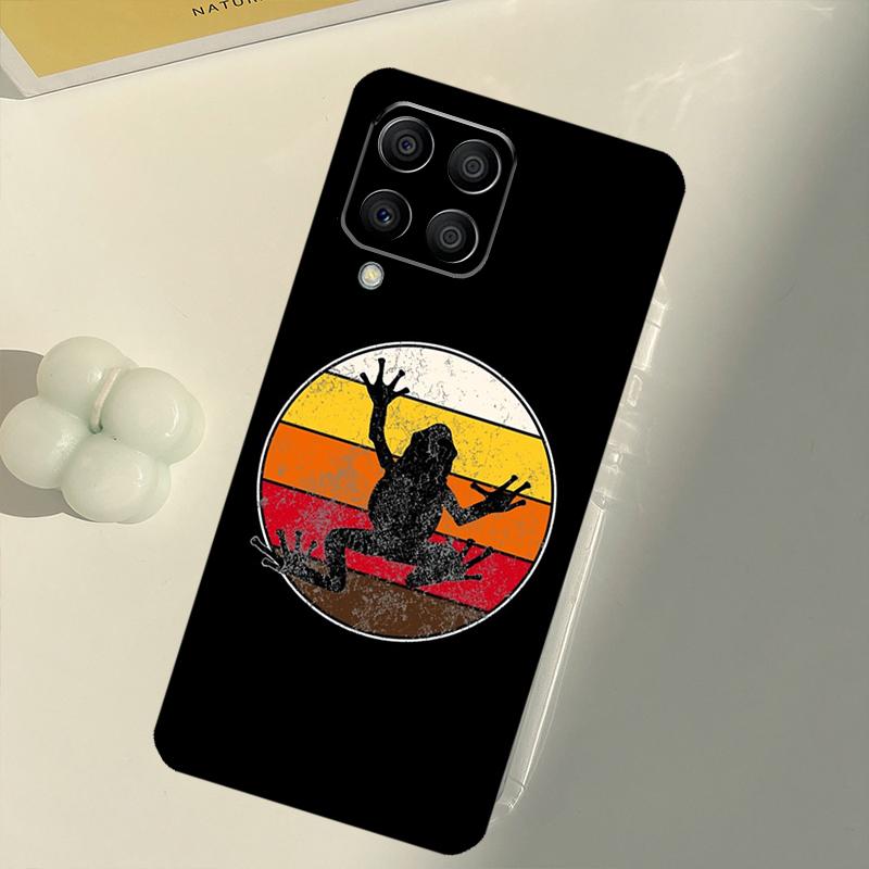 Cartoon Frogs For Samsung Galaxy M16 M06 M12 M55 M15 M35 M14 M34 M54 M11 M21 M31 M13 M33 M53 M32 M52 Case