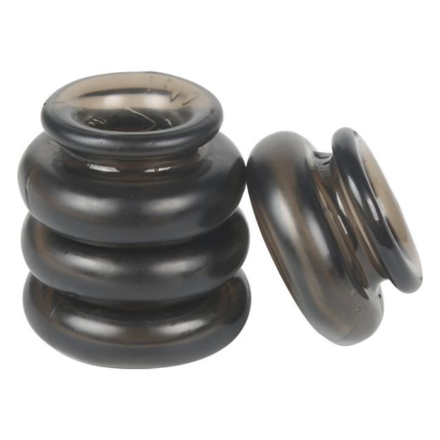 New Male Cock Ring Stretcher Scrotum Penis Ring Delay Ejaculation Reusable Cockring Lock Ring Sex Toys for Men Adults Shop