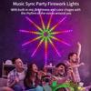 RGB Color RGBIC Firework Light Music Sound Sync Dream Meteor Lamp  Holiday Party