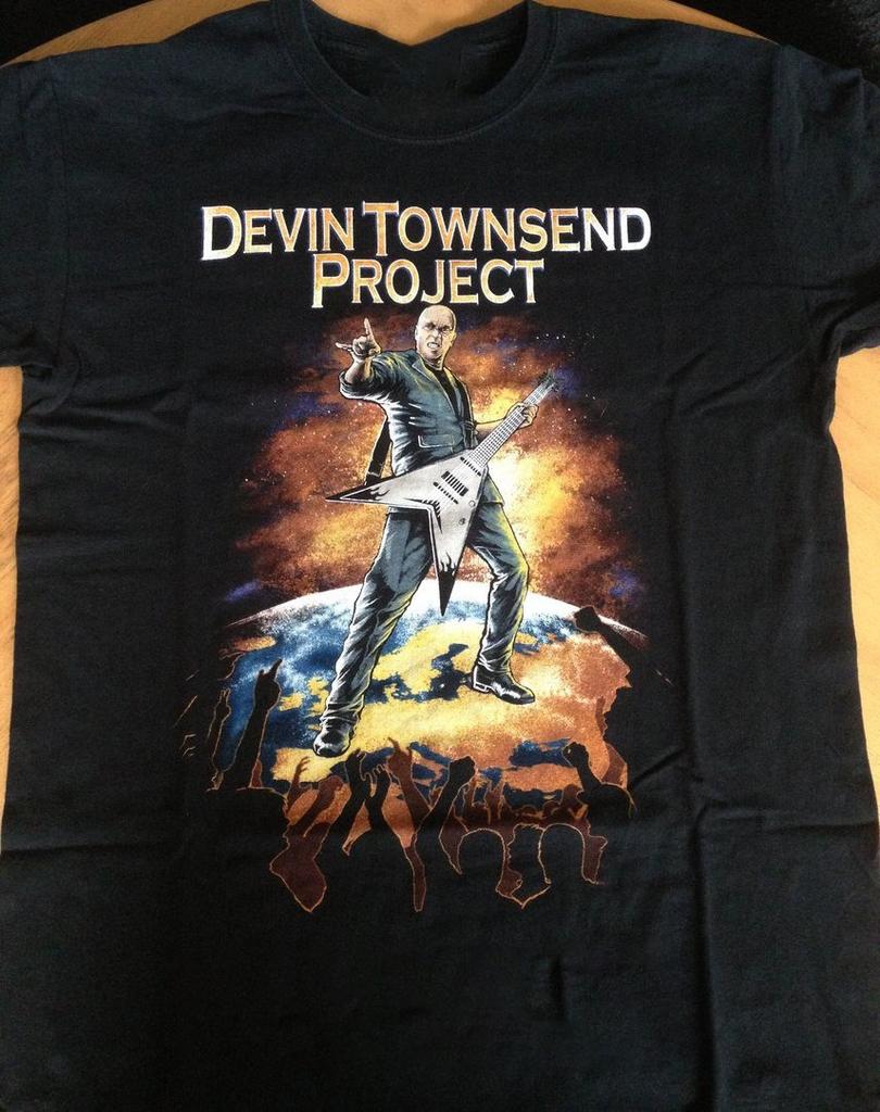 Devin Townsend Project Tour Europeo 2014 Maglietta Nera Unisex S-5XL 1V0650