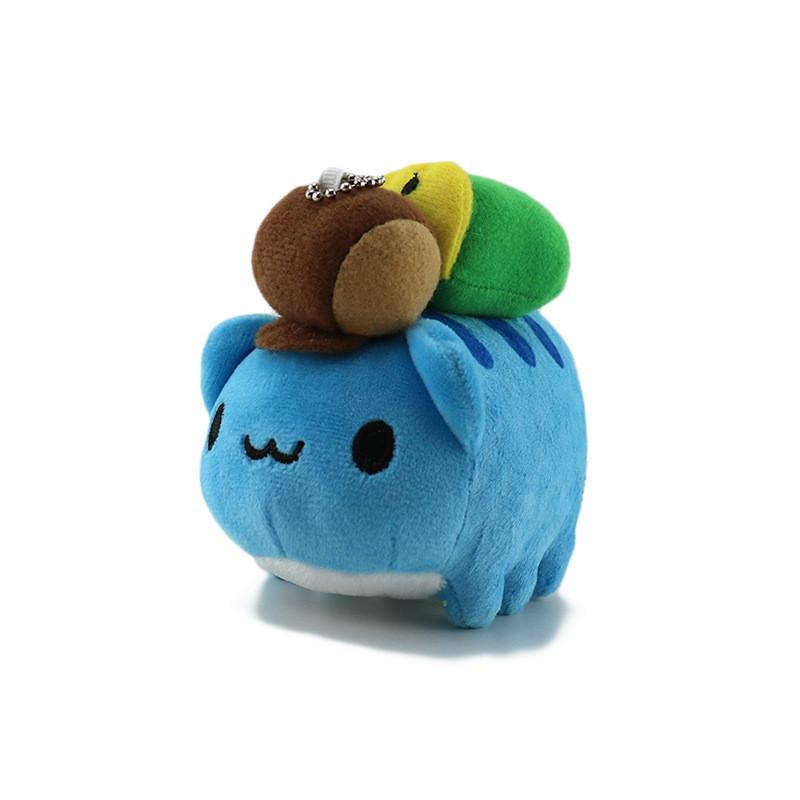 Adorable Cat Insect Plush Keychain Cute Cartoon Wobbly Doll Gift Bag Decoration