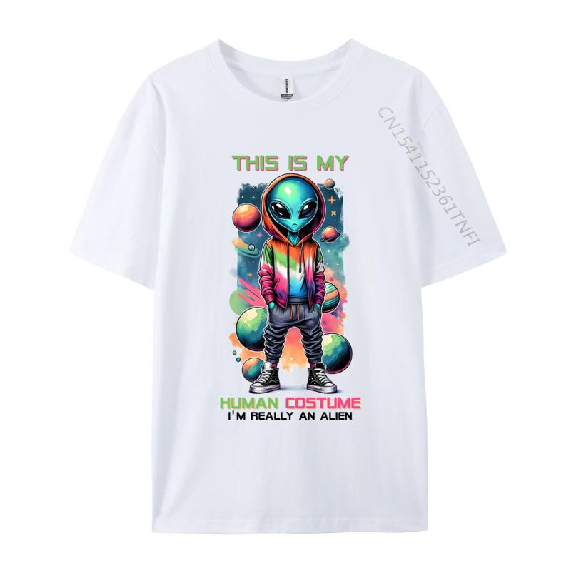 Copy Of Alien In Space Tshirt Funny Coupons Short Sleeve Printed On T Shirts All Cotton Men Tops  Tees Casual