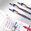 4Pcs Retractable Gel Pens Set Black/Red/Blue/Dark Blue Ink Ballpoint For Writing Refills Office School Supplies Stationery