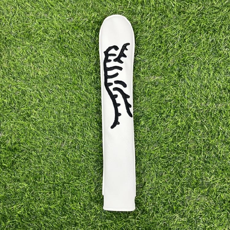 PU Leather Golf Club Protector Alignment Stick Cover Line Pattern Golf Alignment Stick Cover Case Holder Golf Supplies