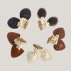 4Pairs Rope Leather Pair Button for Sewing Supplies Coat Sweater Cardigan Belt Buckle Handwork Clothing Decoration